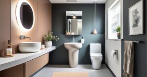 Toaleta dla gości: aranżacje małej łazienki WC – jak urządzić?